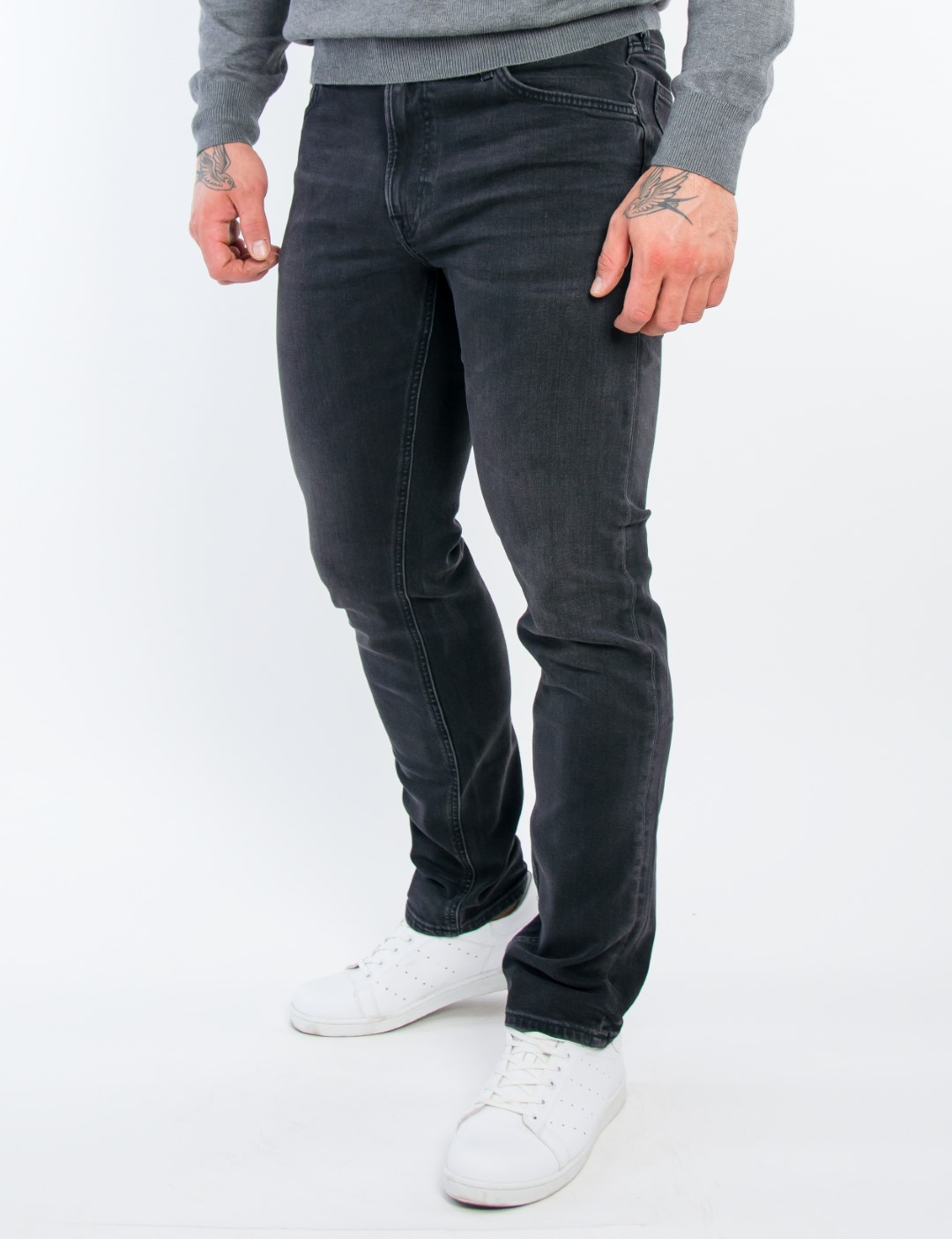 Lee Daren Zip Fly ανδρικό μαύρο τζιν L707ADER φωτογραφία